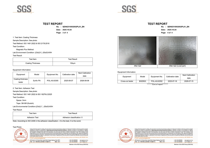 SGS TEST REPORT